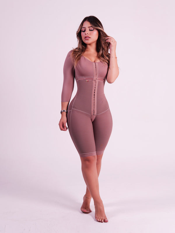 Faja 2DA Postura con Sostén y Manga Larga