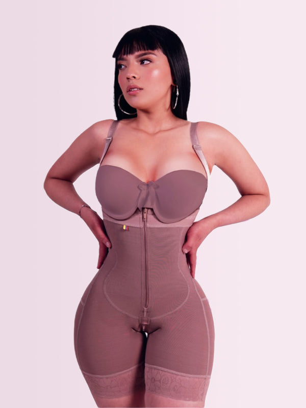 Faja Straple Doble Cierre Ziper y Broche